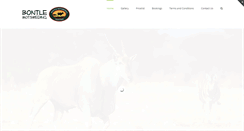 Desktop Screenshot of bmhunting.co.za